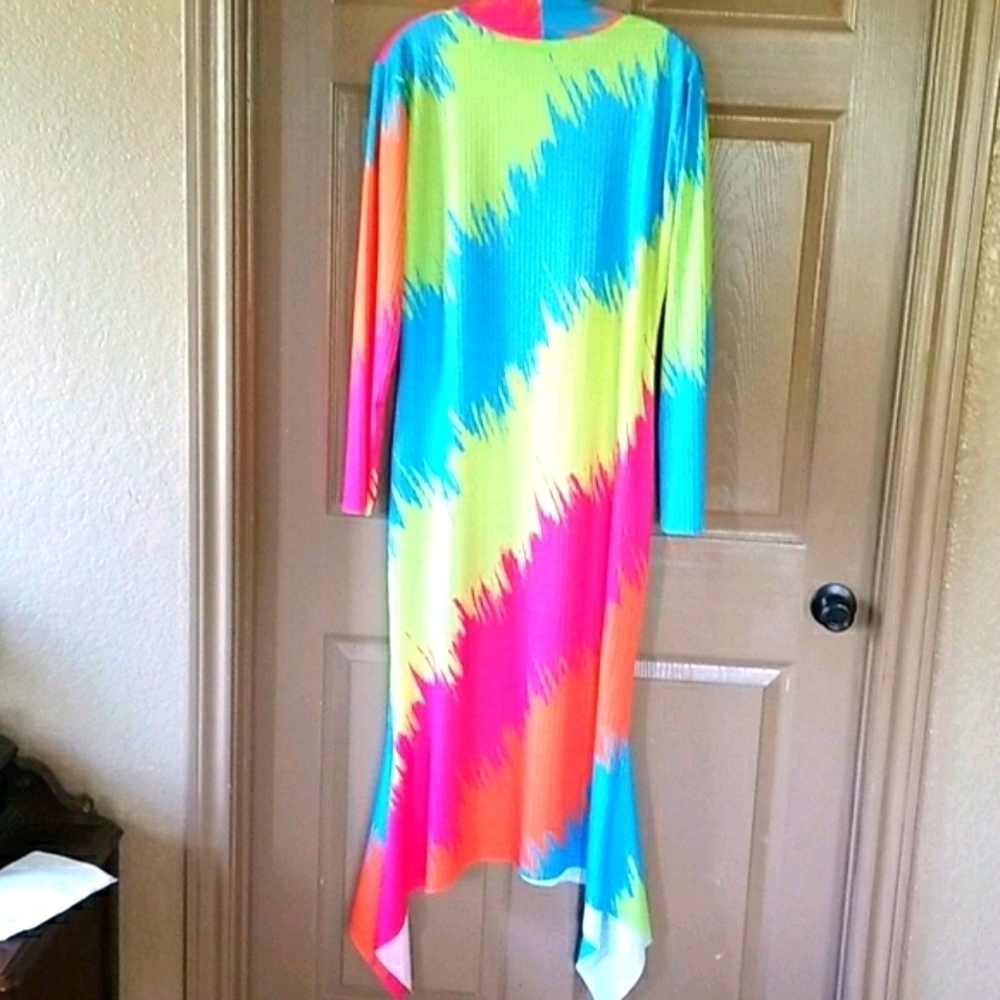 JAZZY COLORFUL DRESS - Picture 2 of 10